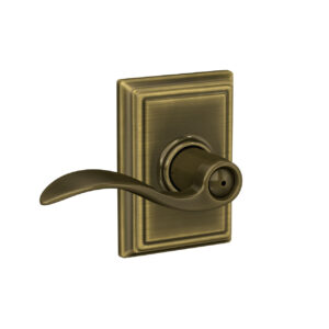 Accent Lever Bed & Bath Lock